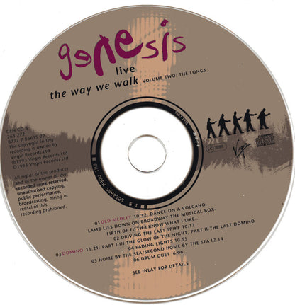 Genesis : Live/The Way We Walk Volume Two: The Longs (CD, Album)