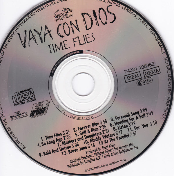 Vaya Con Dios : Time Flies (CD, Album)