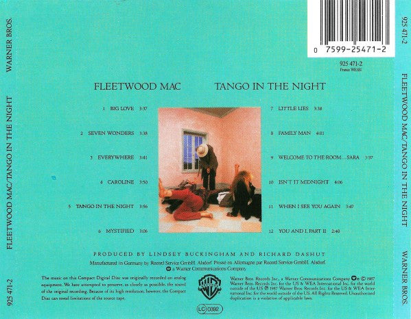 Fleetwood Mac : Tango In The Night (CD, Album)