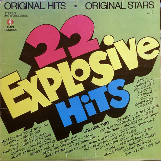 Various : 22 Explosive Hits - Volume Two (LP, Comp)