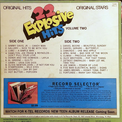 Various : 22 Explosive Hits - Volume Two (LP, Comp)