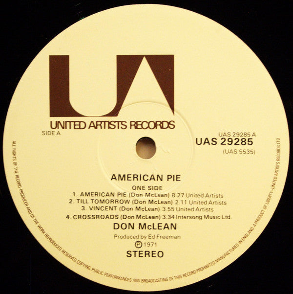 Don McLean : American Pie (LP, Album)