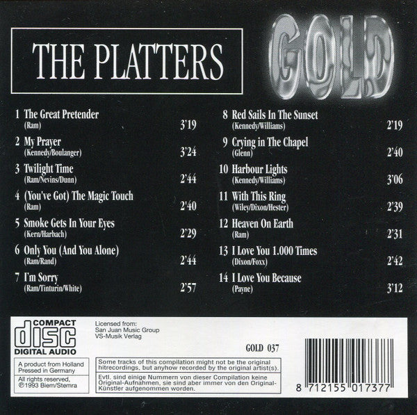 The Platters : Gold (CD, Comp)