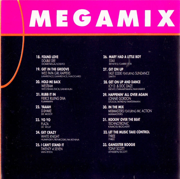 Various : Turn Up The Bass Megamix 1990 (CD, Mixed)