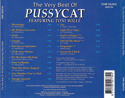 Pussycat (2) Featuring Tony Willé (2) : The Very Best Of Pussycat Featuring Toni Willé (CD, Comp)