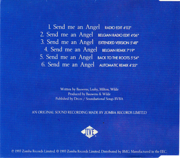 CB Milton : Send Me An Angel (CD, Single)