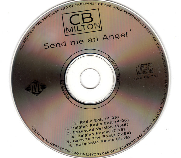 CB Milton : Send Me An Angel (CD, Single)