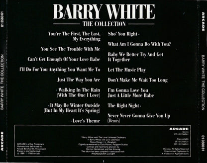 Barry White : The Collection (CD, Comp)