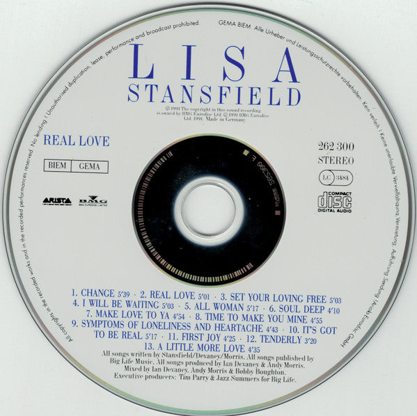 Lisa Stansfield : Real Love (CD, Album)