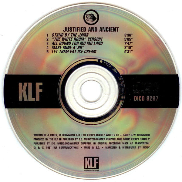 The KLF : Justified & Ancient (CD, Maxi)