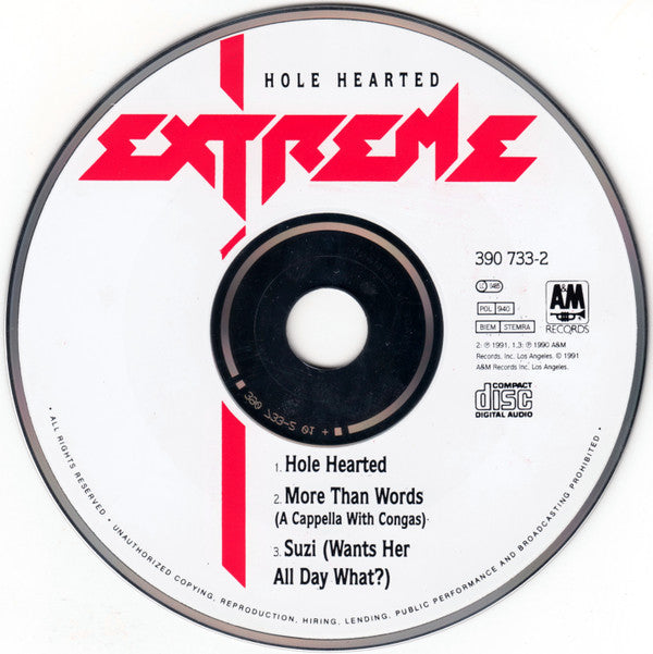 Extreme (2) : Hole Hearted (CD, Single)