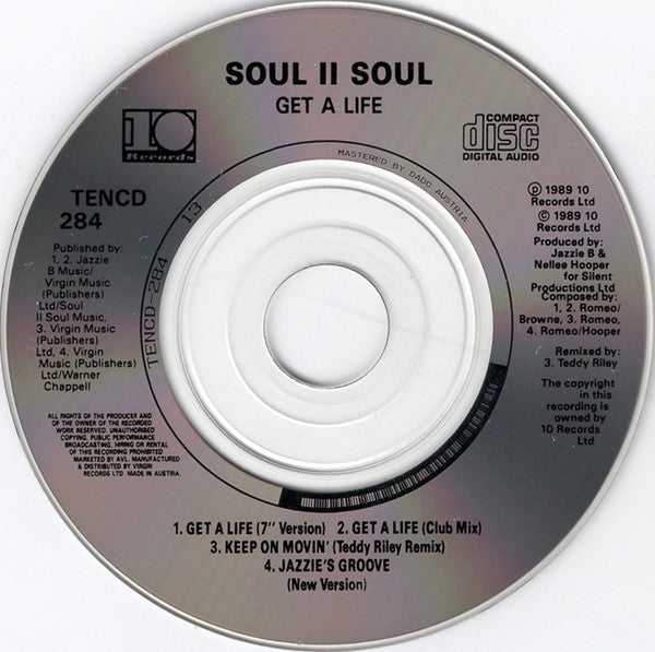 Soul II Soul : Get A Life (CD, Mini, Single)