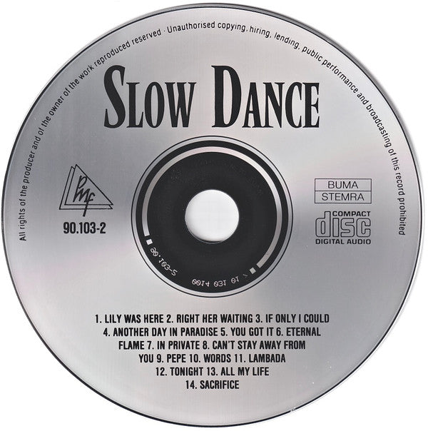 Various : Slow Dance (Vol. 1 - The 90's Instrumental Hits Collection) (CD)