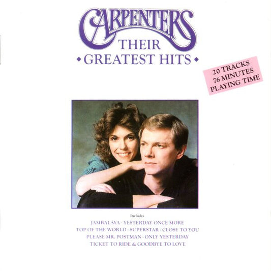 Carpenters : Their Greatest Hits (CD, Comp)