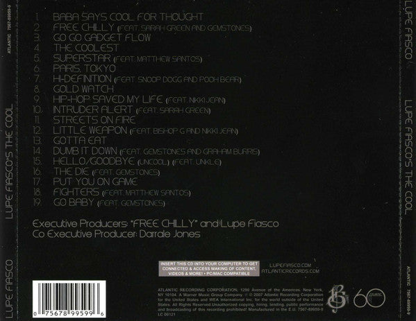 Lupe Fiasco : Lupe Fiasco's The Cool (CD, Album, Enh)