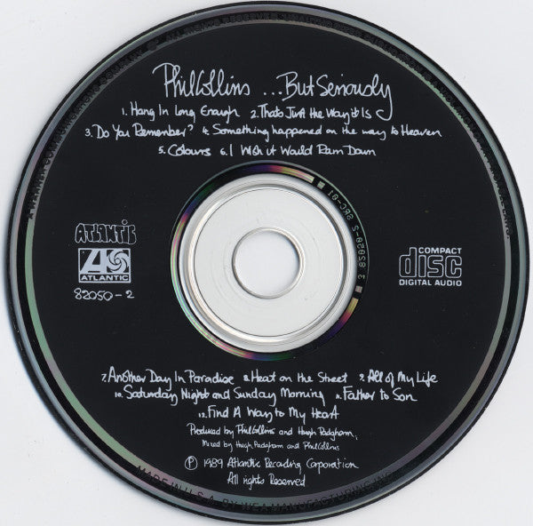 Phil Collins : ...But Seriously (CD, Album)