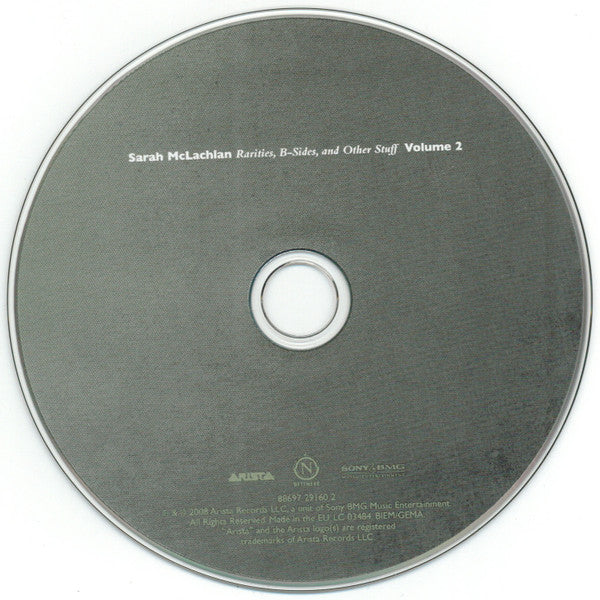 Sarah McLachlan : Rarities, B-Sides, And Other Stuff 2 (CD, Comp, Dig)