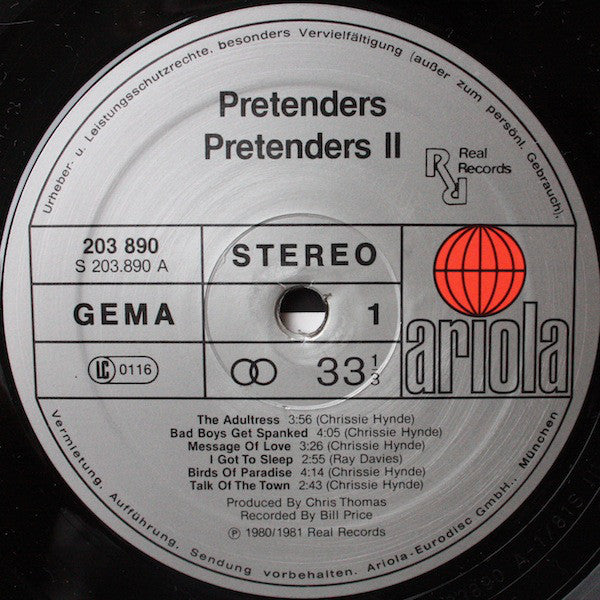 The Pretenders : Pretenders II (LP, Album)