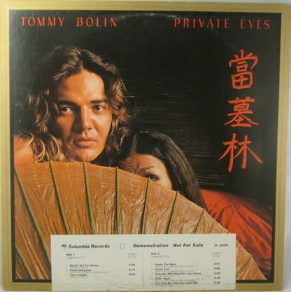 Tommy Bolin : Private Eyes (LP, Album, Promo)