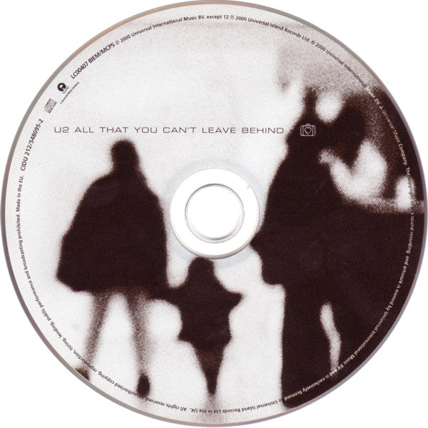 U2 : All That You Can't Leave Behind (CD, Album)