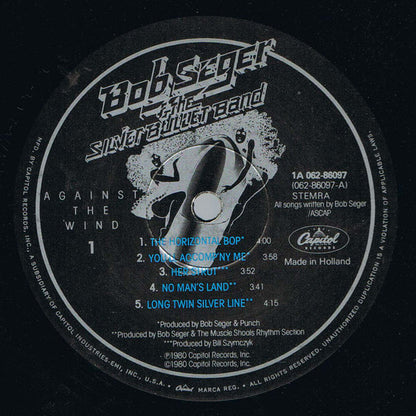 Bob Seger & The Silver Bullet Band* : Against The Wind (LP, Album)