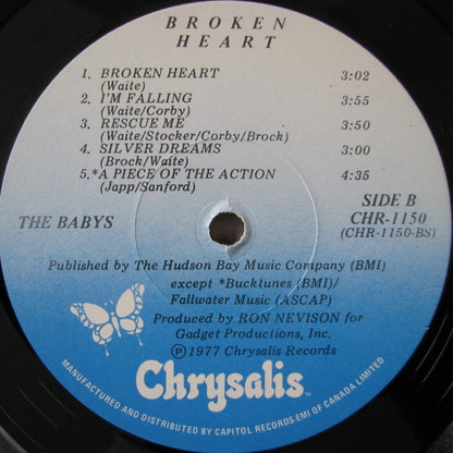 The Babys : Broken Heart (LP, Album)