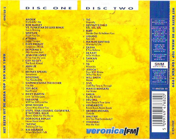 Various : Het Beste Uit De Mega Top 100 Van 1999 (2xCD, Comp)