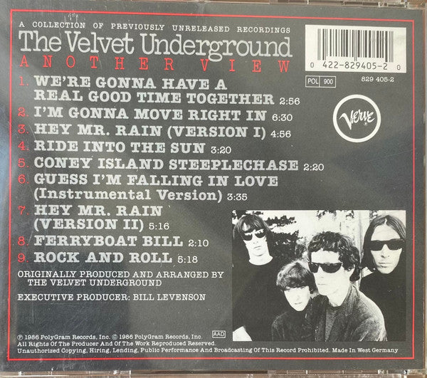 The Velvet Underground : Another View (CD, Album, Gol)