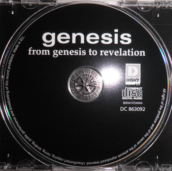 Genesis : From Genesis To Revelation (CD, Album, Mono, RE)