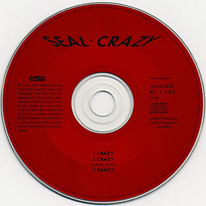 Seal : Crazy (CD, Single)