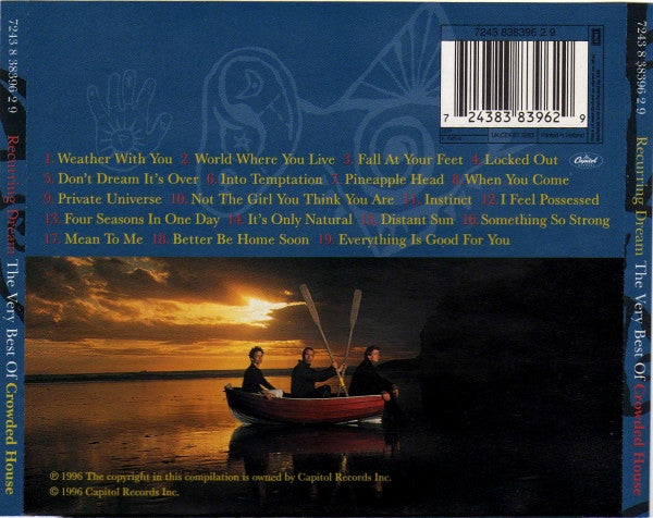 Crowded House : Recurring Dream: The Very Best Of Crowded House (CD, Comp, EMI)