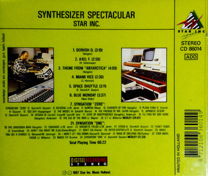 Star Inc. : Synthesizer Spectacular (CD, Album)