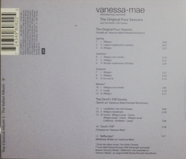 Vanessa-Mae : The Original Four Seasons And The Devil's Trill Sonata (CD, Album, RE)