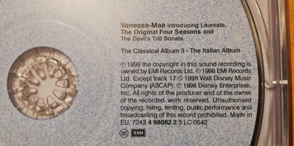 Vanessa-Mae : The Original Four Seasons And The Devil's Trill Sonata (CD, Album, RE)