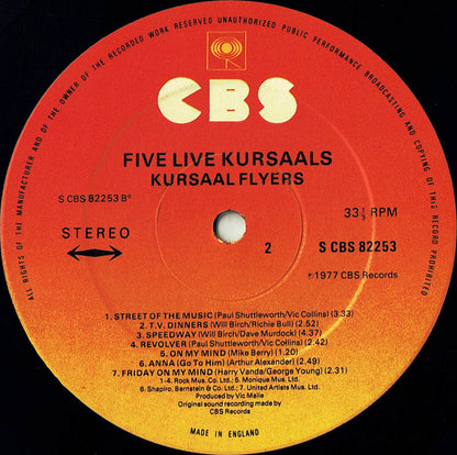 Kursaal Flyers : Five Live Kursaals (LP, Album)