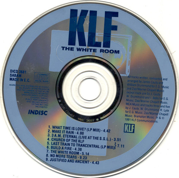 The KLF : The White Room (CD, Album)