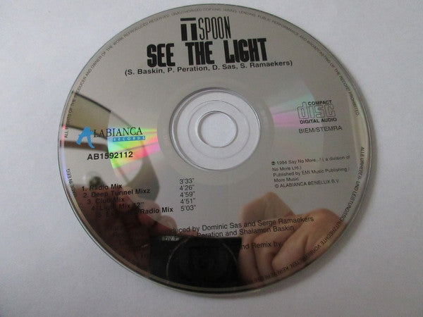 T-Spoon : See The Light (CD, Maxi)