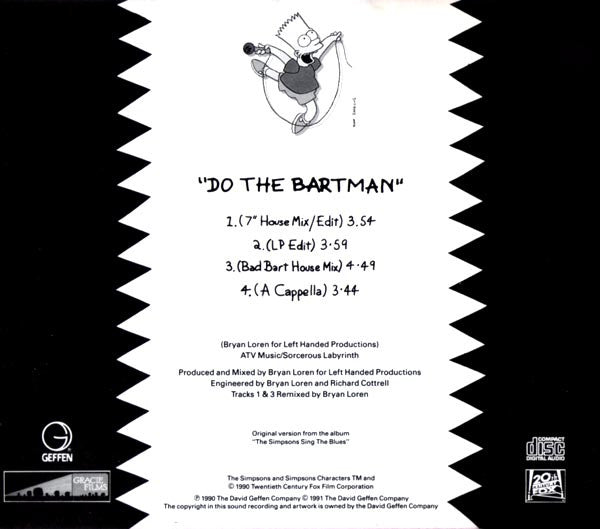 The Simpsons : Do The Bartman (CD, Single)