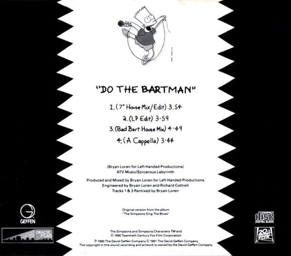 The Simpsons : Do The Bartman (CD, Single)