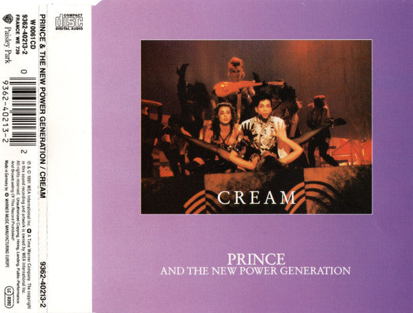 Prince And The New Power Generation : Cream (CD, Single)