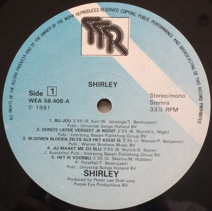 Shirley* : Shirley (LP, Album, Mono)