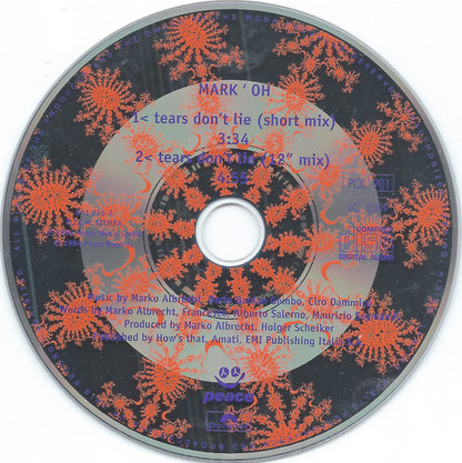 Mark 'Oh : Tears Don't Lie (CD, Single)