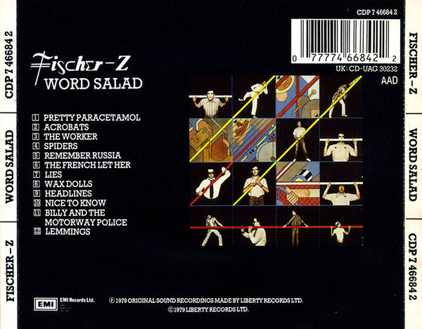 Fischer-Z : Word Salad (CD, Album)