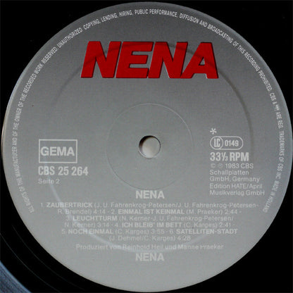 Nena : Nena (LP, Album, Ast)