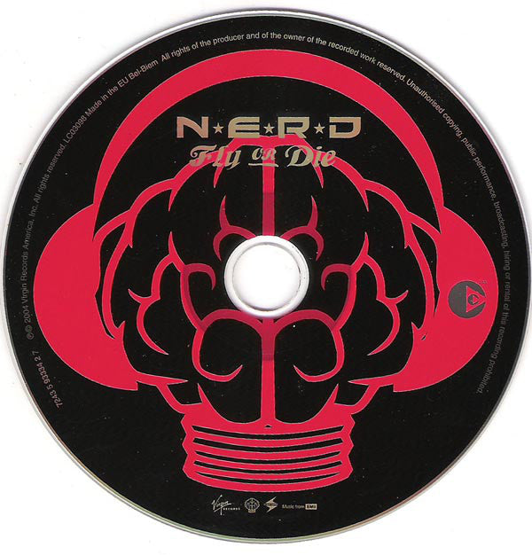 N*E*R*D : Fly Or Die (CD, Album, Copy Prot.)