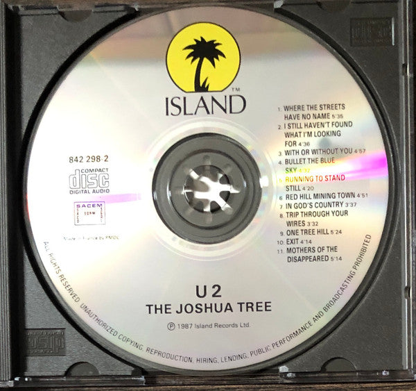 U2 : The Joshua Tree (CD, Album, PMD)