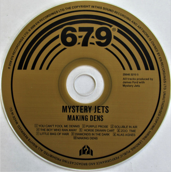 Mystery Jets : Making Dens (CD, Album)