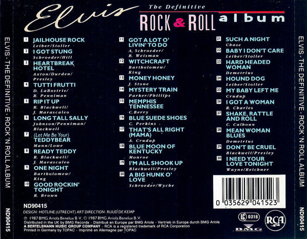 Elvis Presley : The Definitive Rock & Roll Album (CD, Comp, RE)