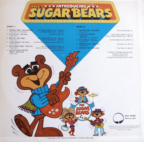 The Sugar Bears* : Presenting The Sugar Bears (LP, Album, All)