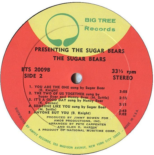 The Sugar Bears* : Presenting The Sugar Bears (LP, Album, All)